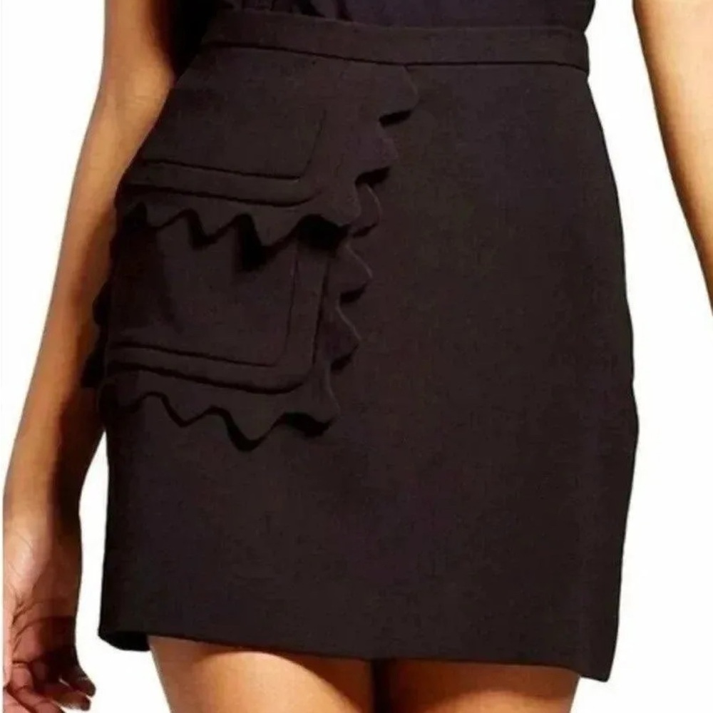 NWT Victoria Beckham for Target Scalloped Pocket Mini Skirt 1X